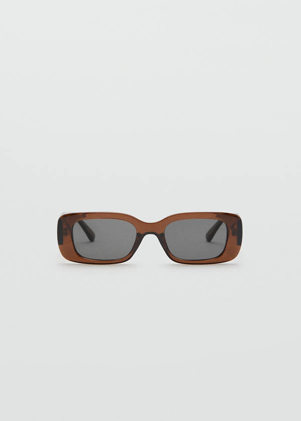 Resin frame sunglasses — Brown