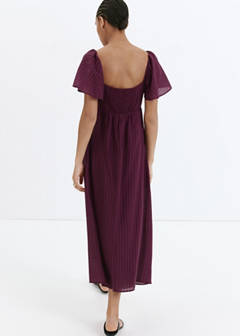 Textured dress with gathered detail — Maroon 3