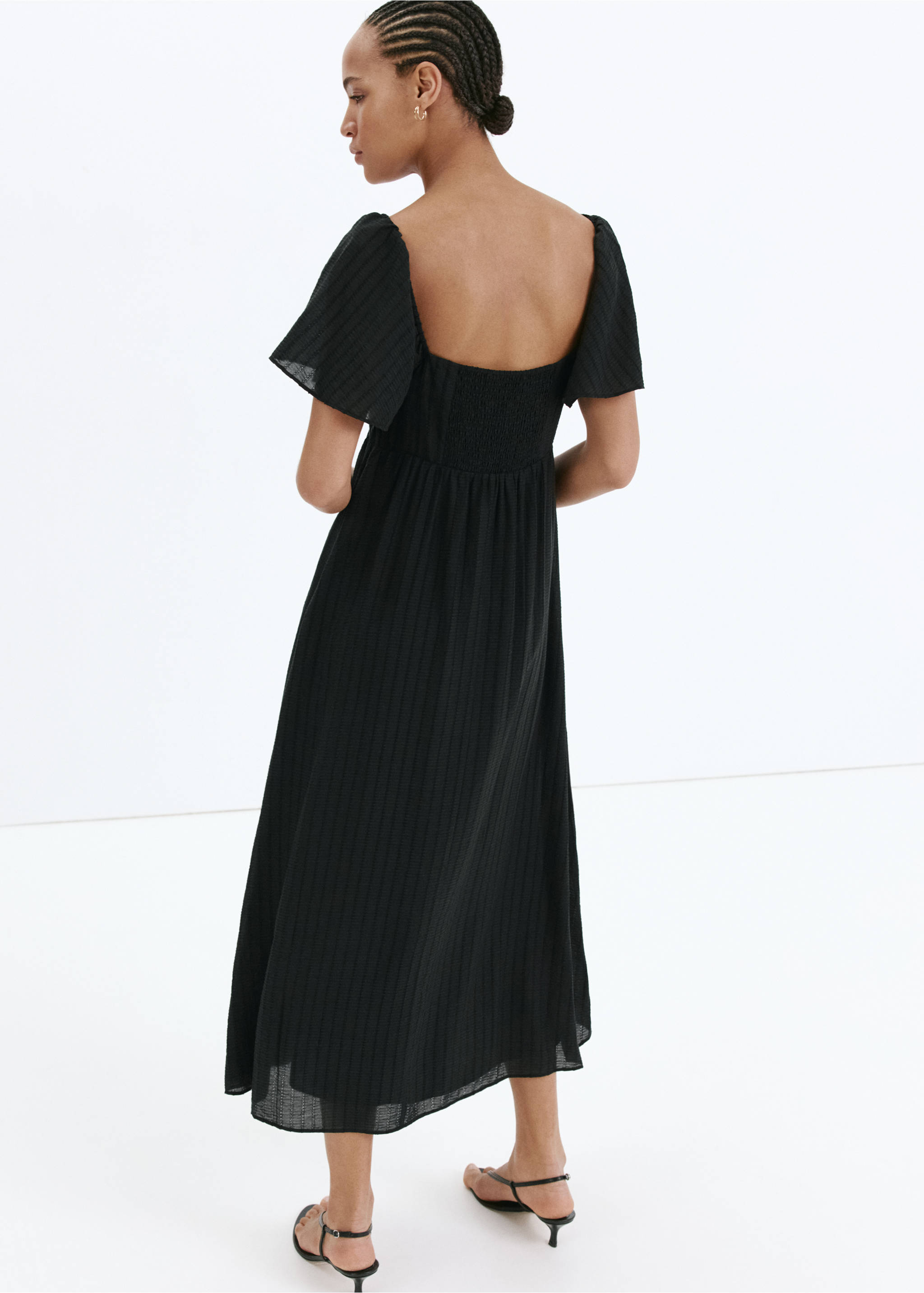 Robe ramona - Verso de l’article, Noir. Ref: 37011381-00.