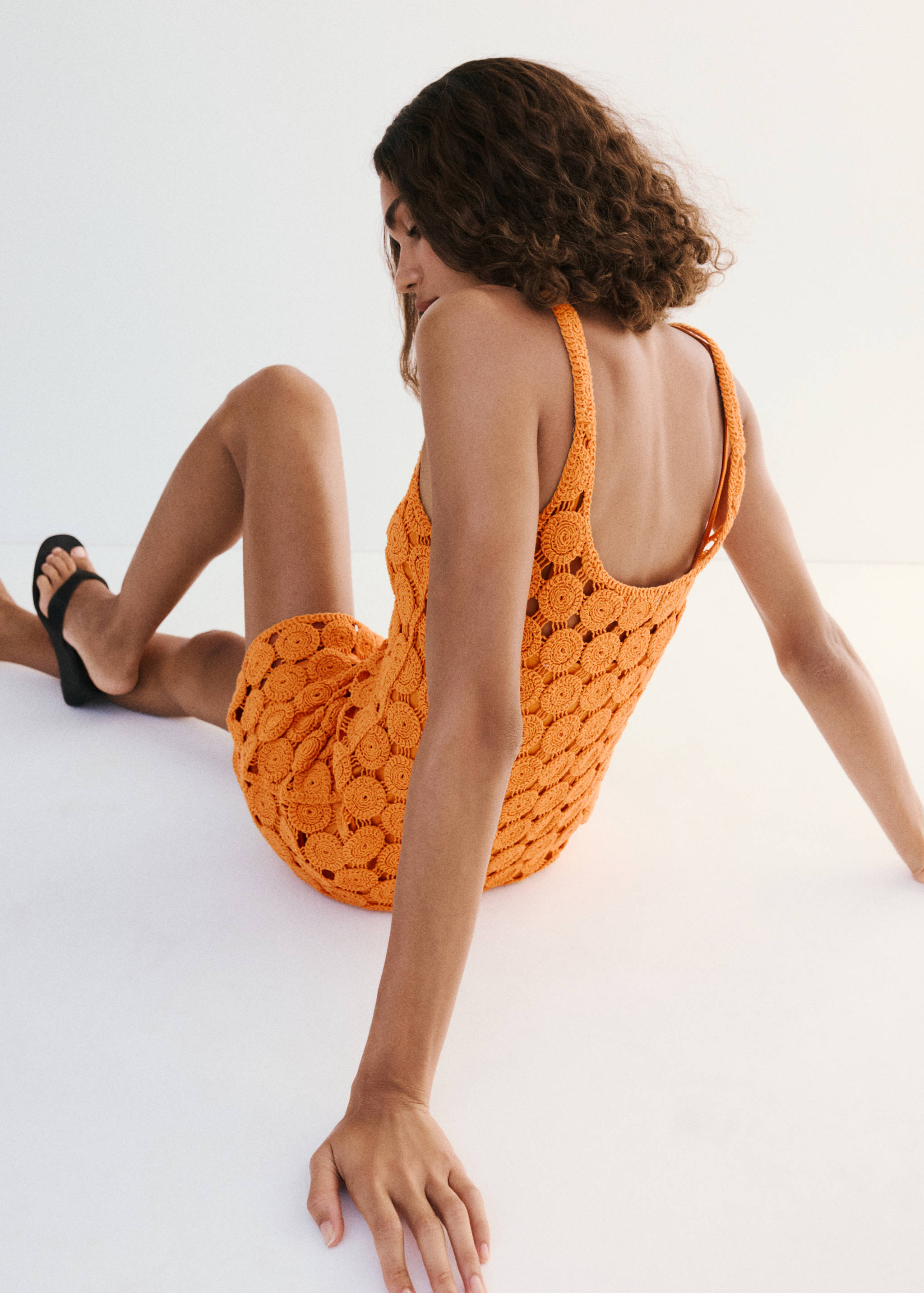 Crochet short dress - Details of the article 3