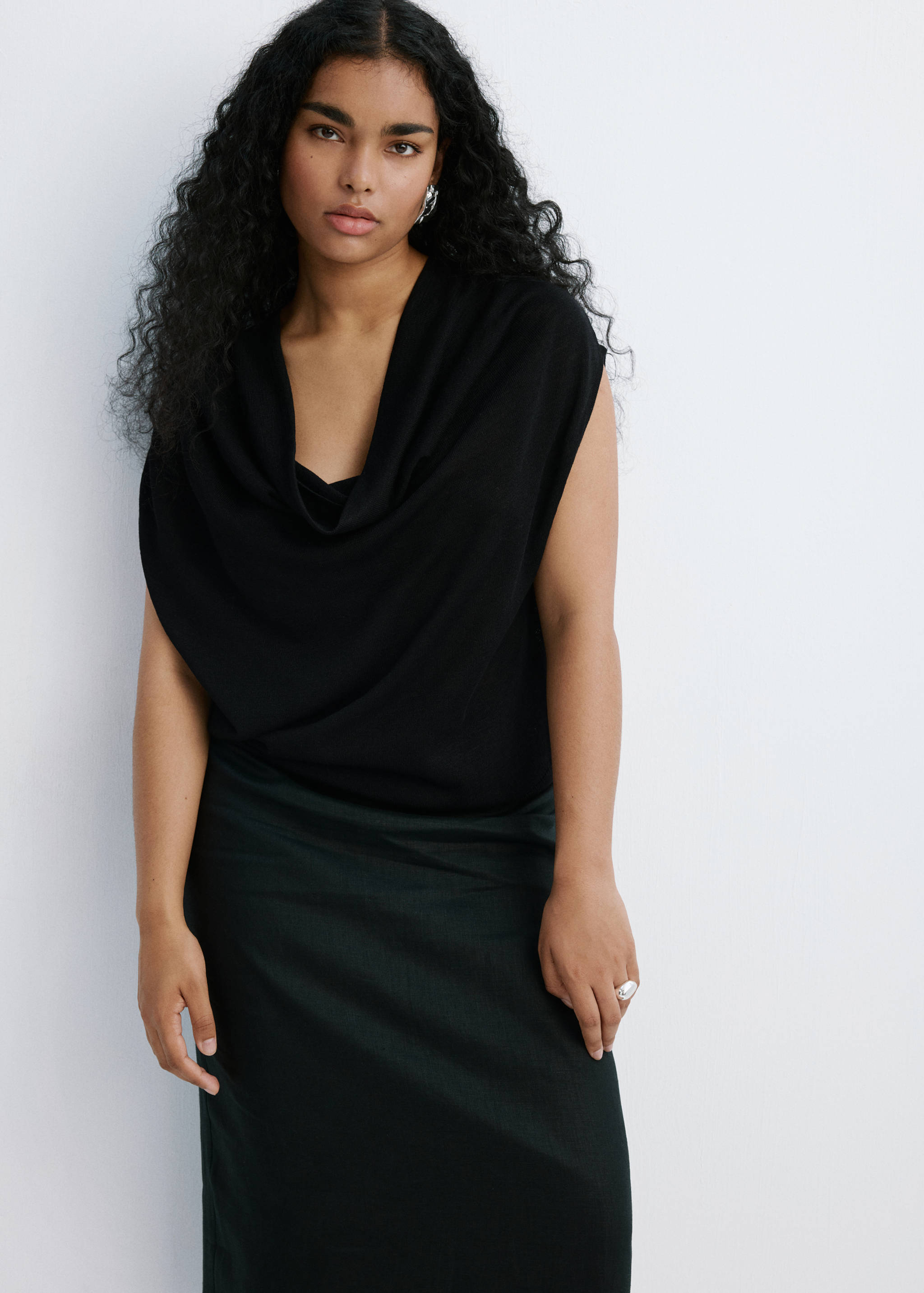 Pull maille col drapé - Détail de l'article 5