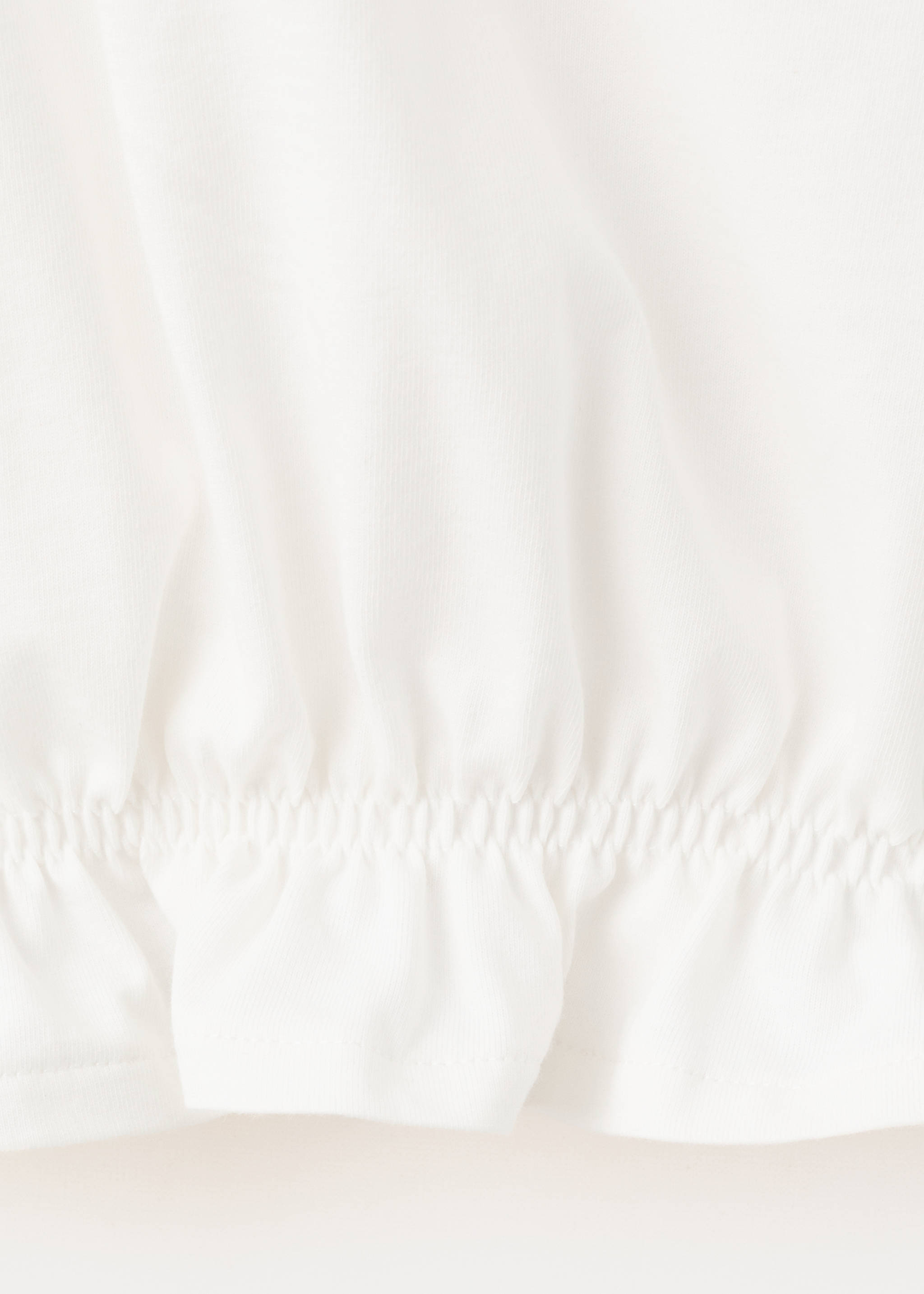 T-shirt en coton à bas froncé - Détail de l'article 0