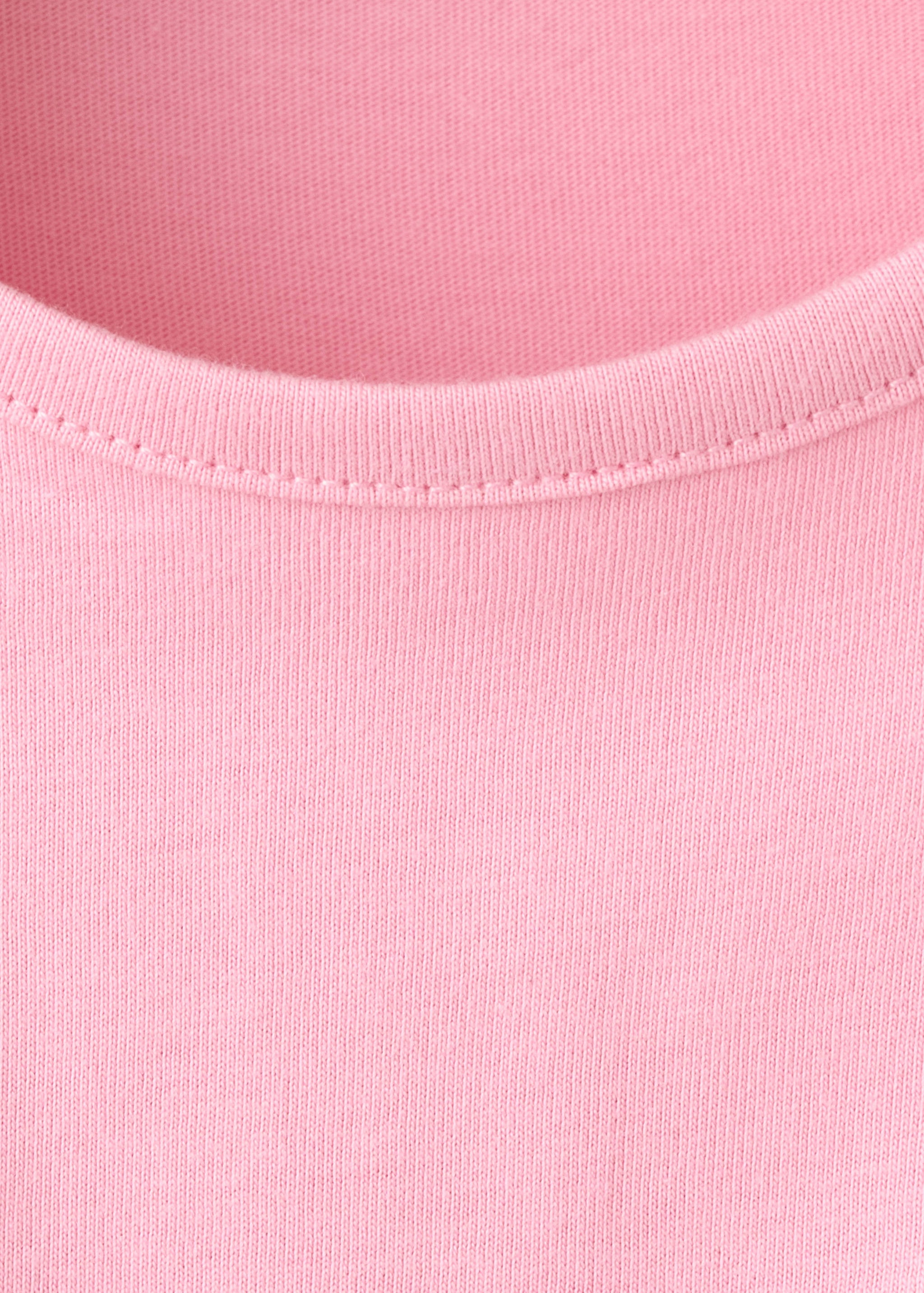T-shirt en coton à bas froncé - Détail de l'article 8