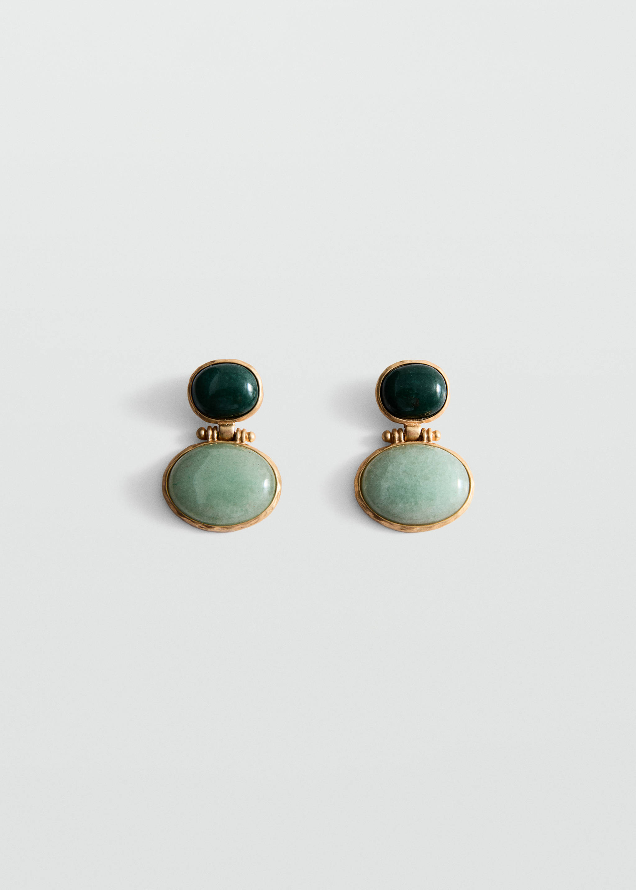 Boucles d'oreilles pendantes pierres - Article sans modèle