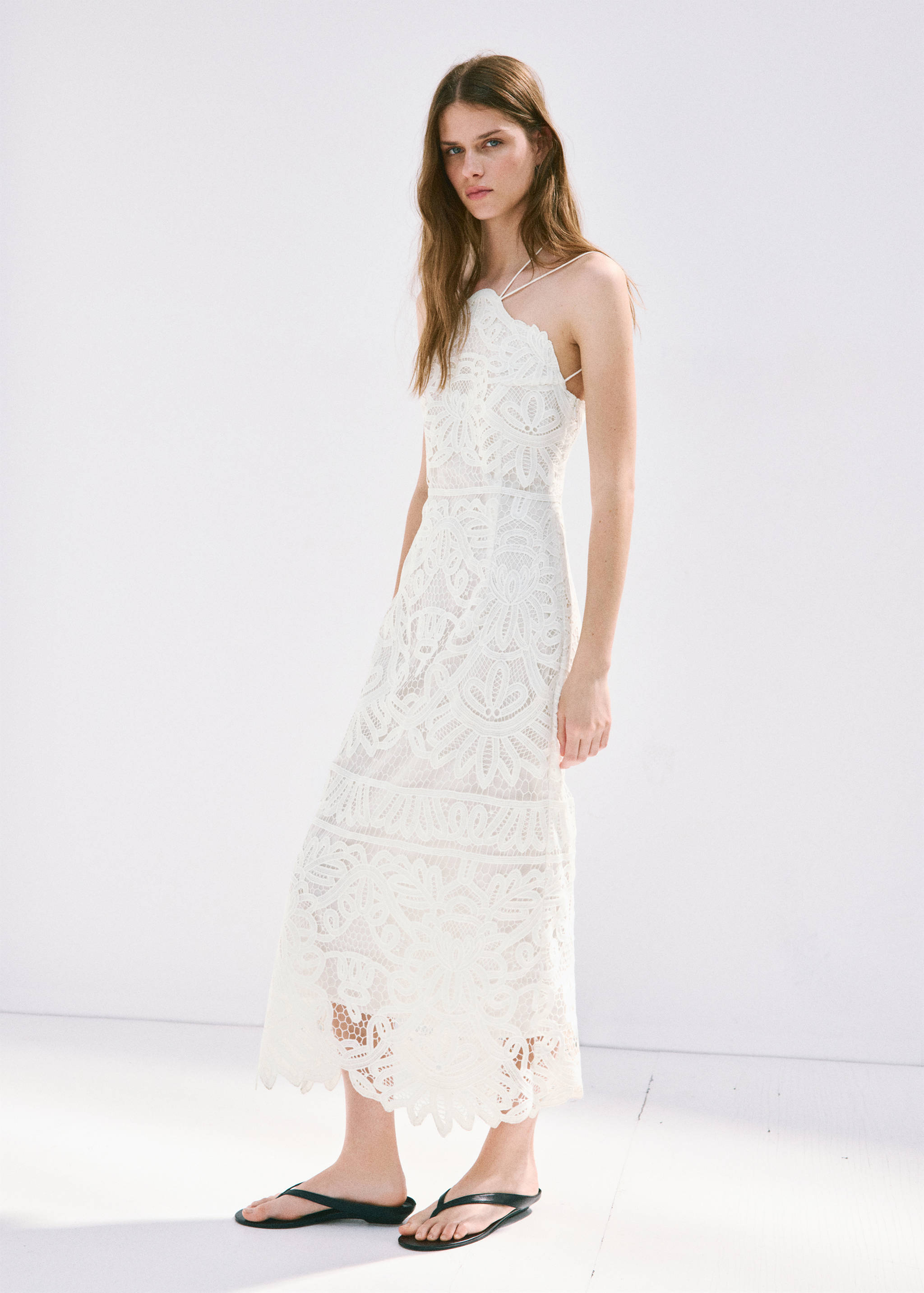 Robe halter crochet - Plan général