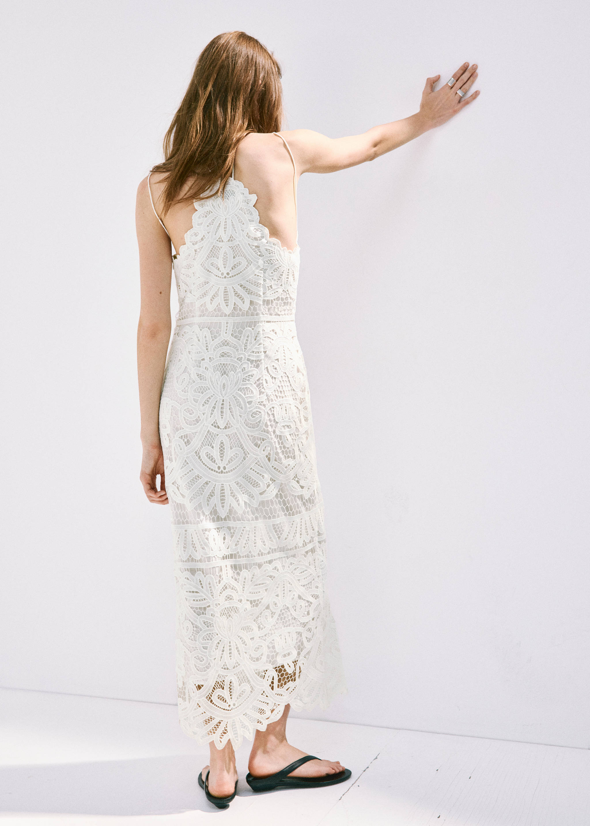 Robe halter crochet - Verso de l’article