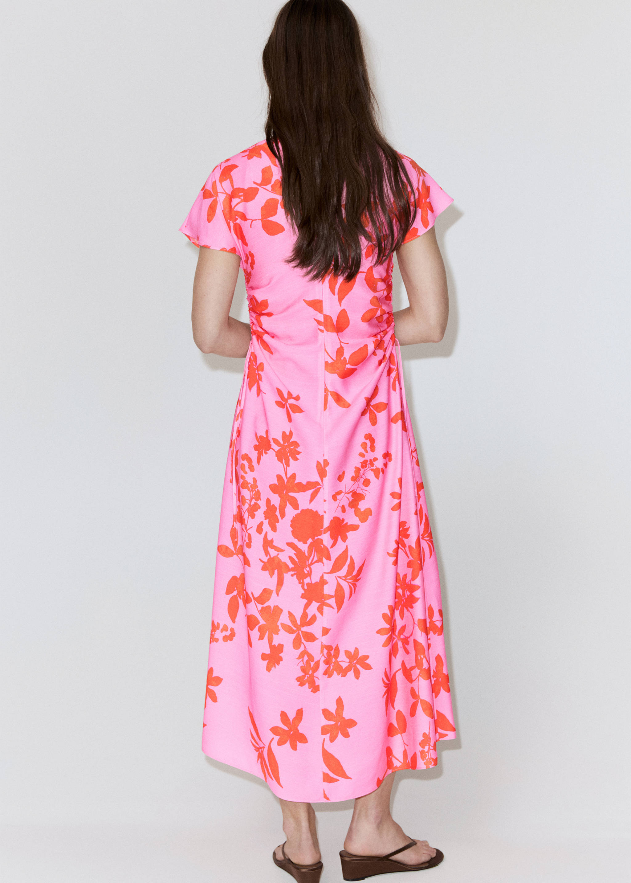 Floral print dress - Reverse of the article