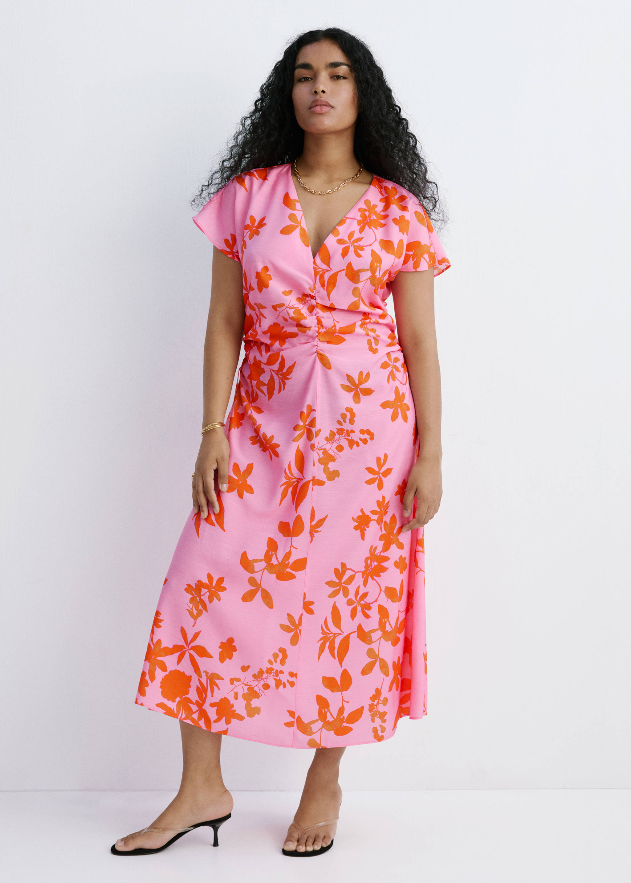 Floral print dress - Details of the article 3