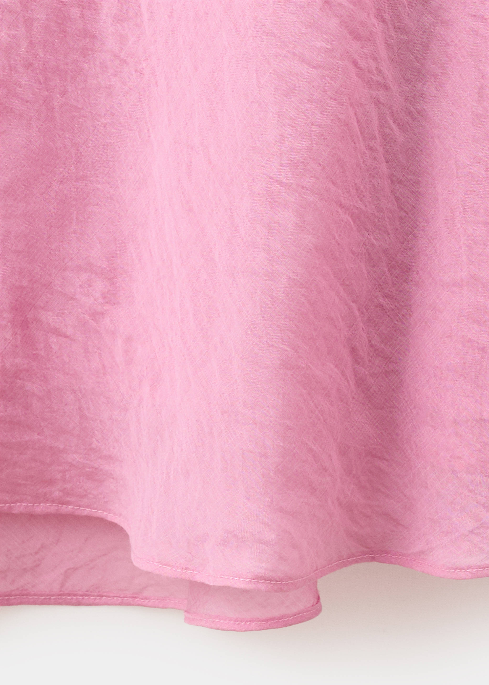 Asymmetric dress with tie detail - Details of the article 8