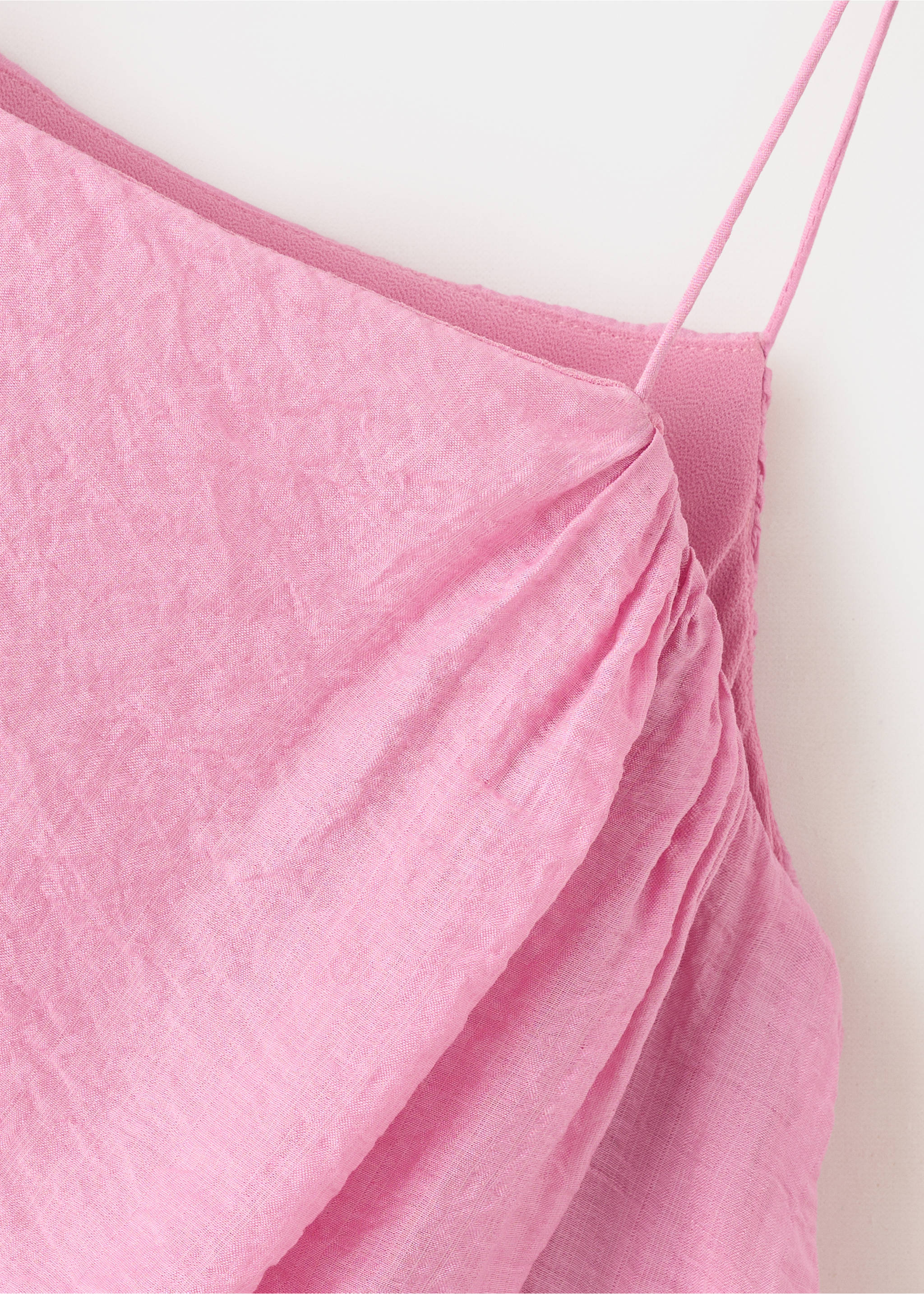 Robe fluide asymétrique - Détail de l'article 0, Rose. Ref: 37011405-00.