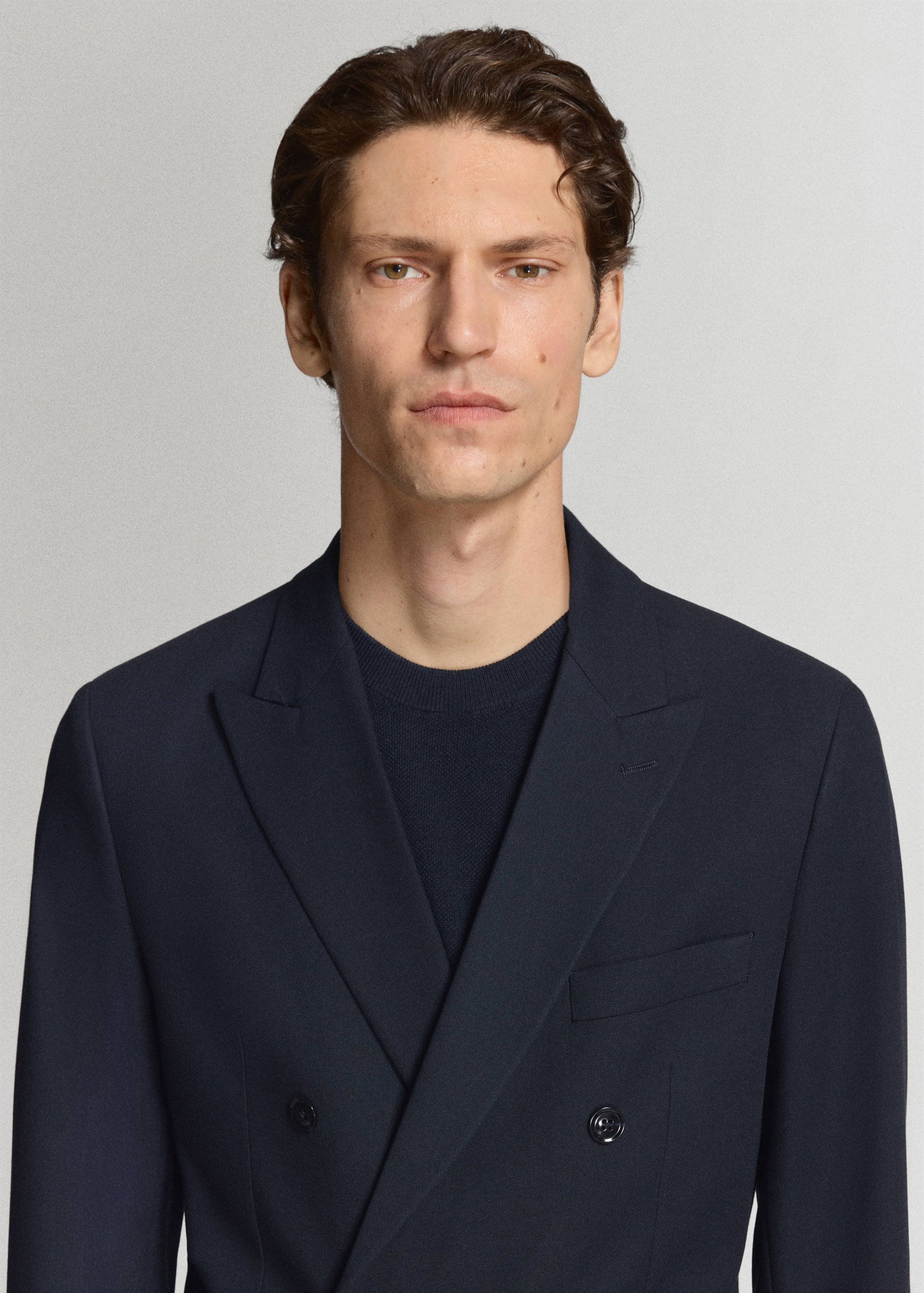 Americana traje Mónaco cruzada slim fit - Detalle del artículo 1