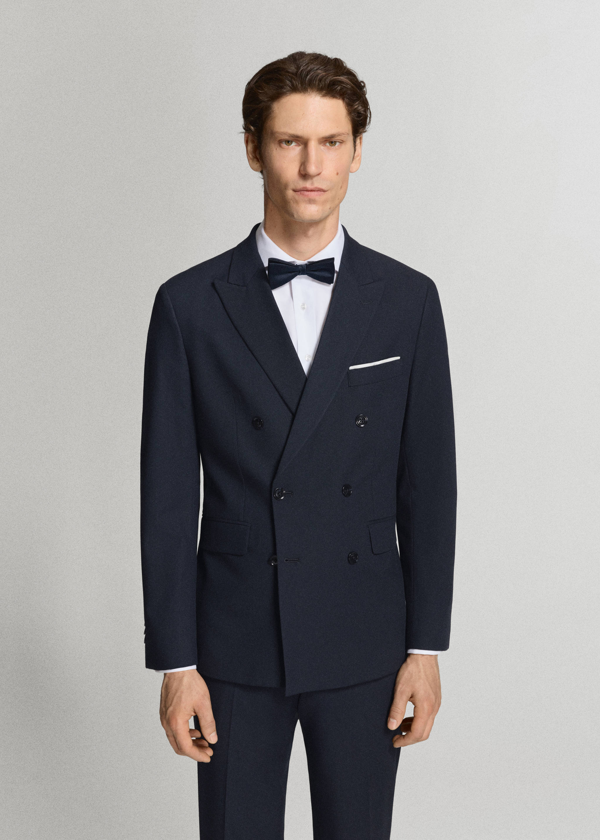 Americana traje Mónaco cruzada slim fit - Plano medio