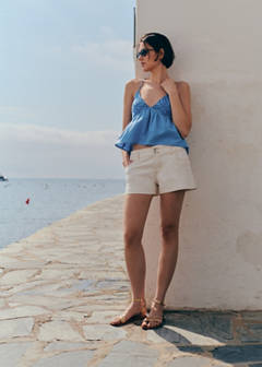 Relaxed shorts with contrast stitching — Off White 2