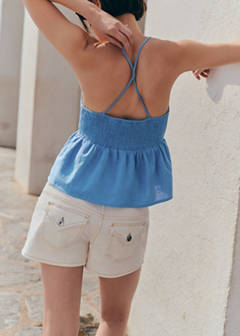 Relaxed shorts with contrast stitching — Off White 6