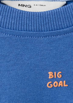 Football shirt with pocket detail — Blue 6