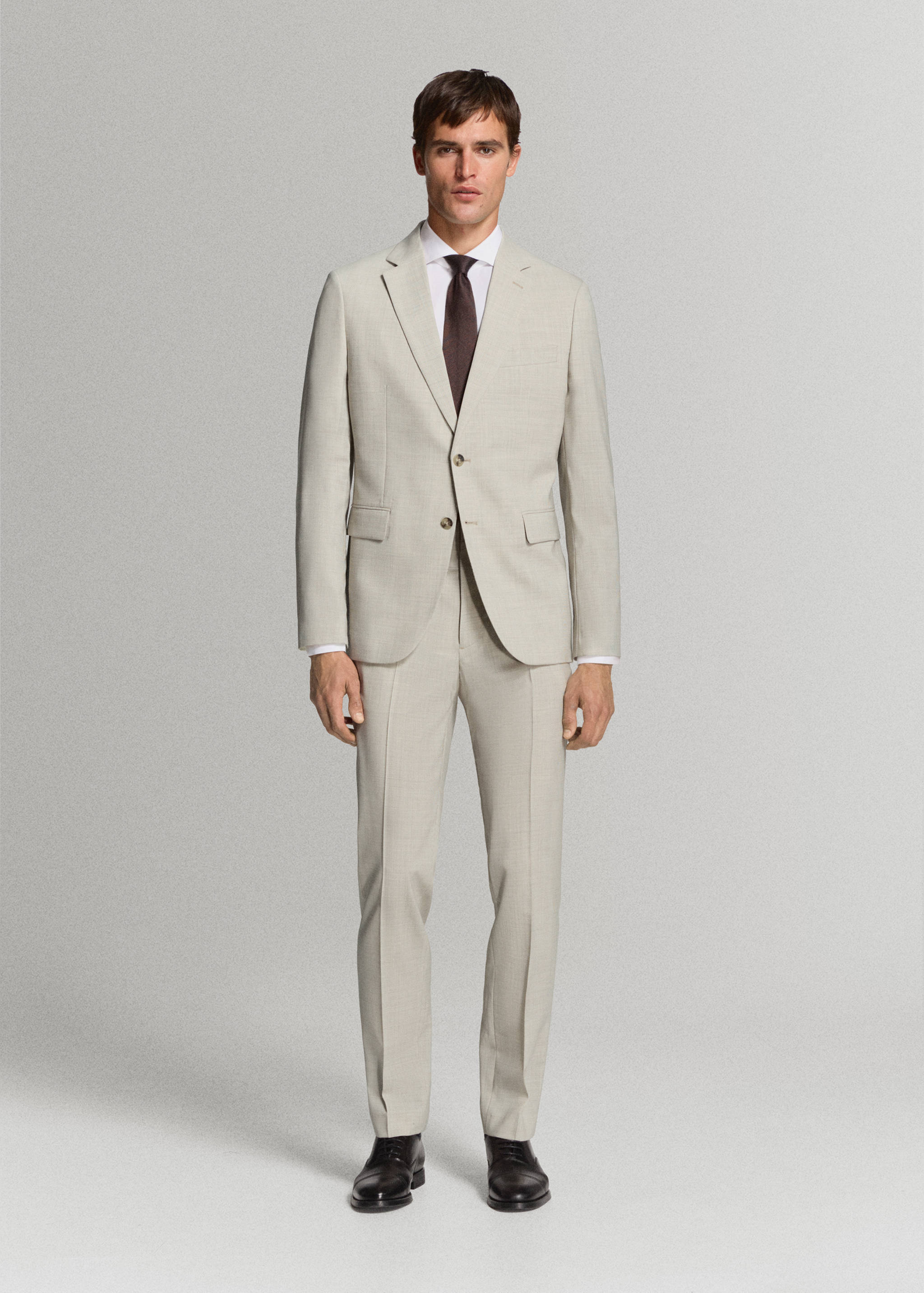 Veste costume Turín 100 % laine - Plan général