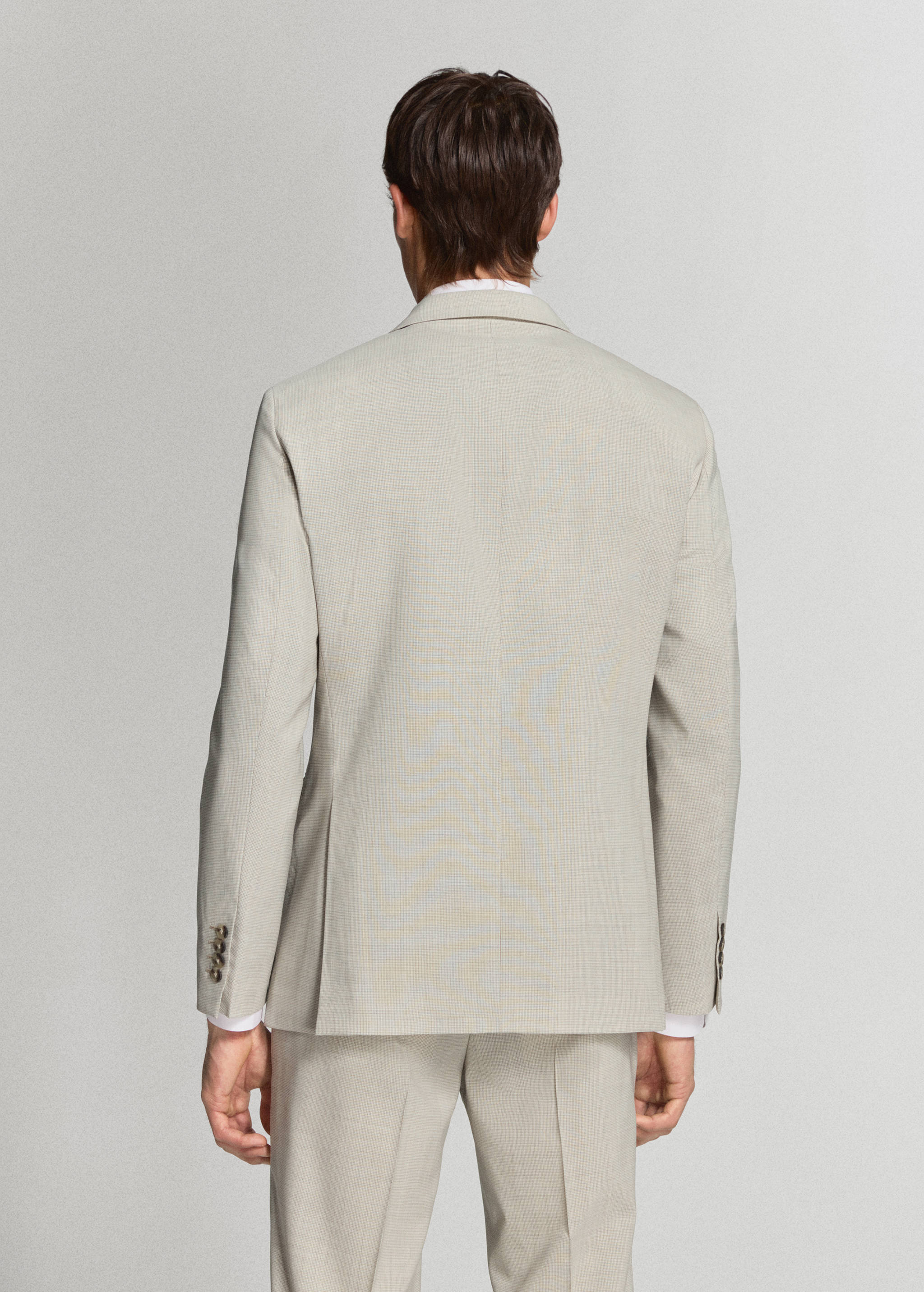 Veste costume Turín 100 % laine - Verso de l’article