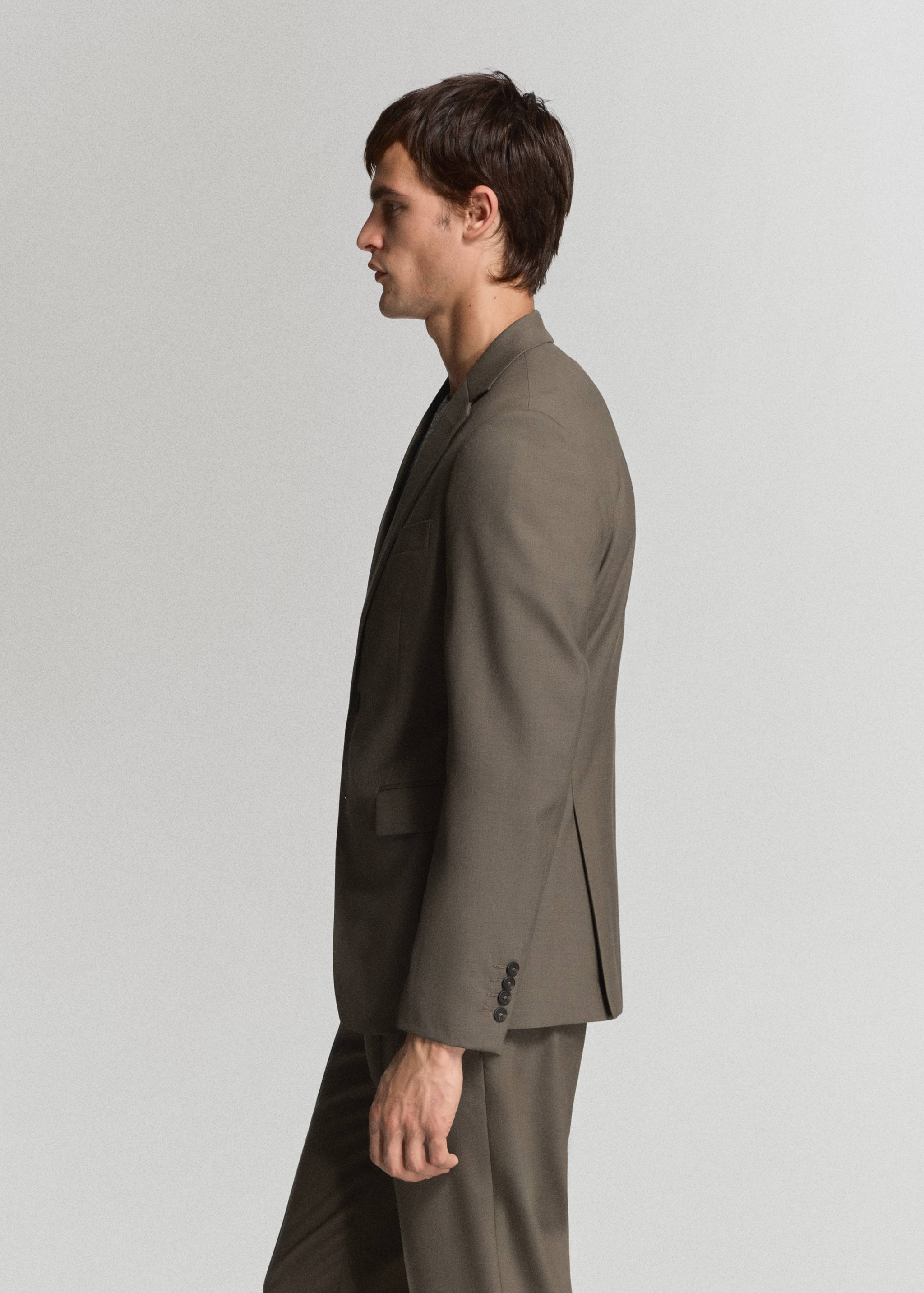 Turin 100% wool suit jacket - Details of the article 2