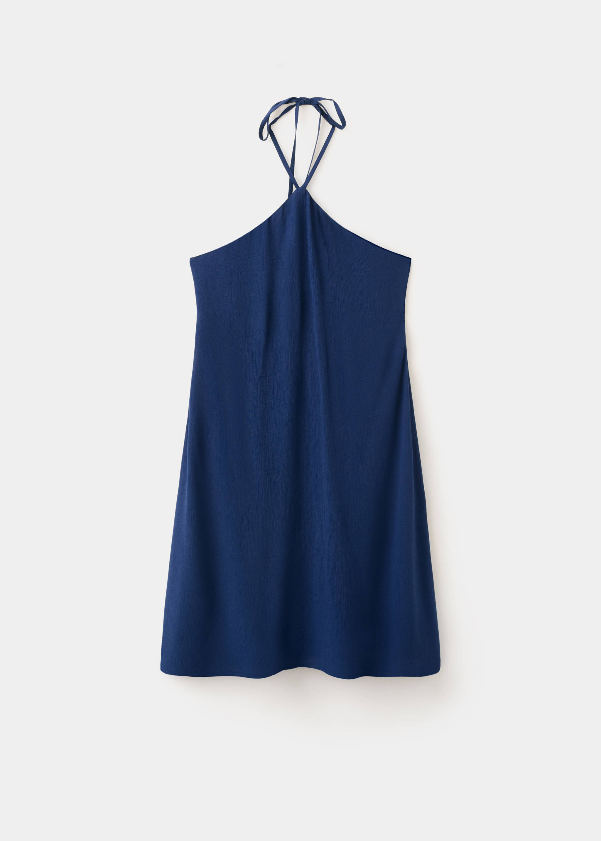 Vestido curto de estilo halter - Artigo sem modelo