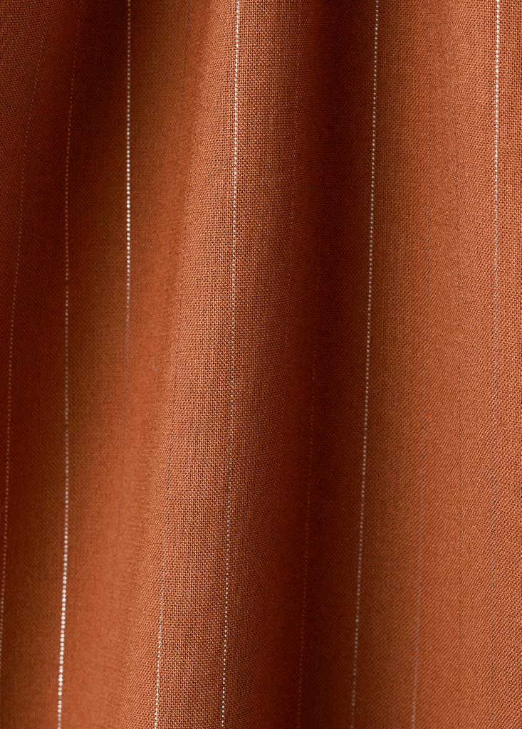 Halter dress with ring detail — Burnt Orange