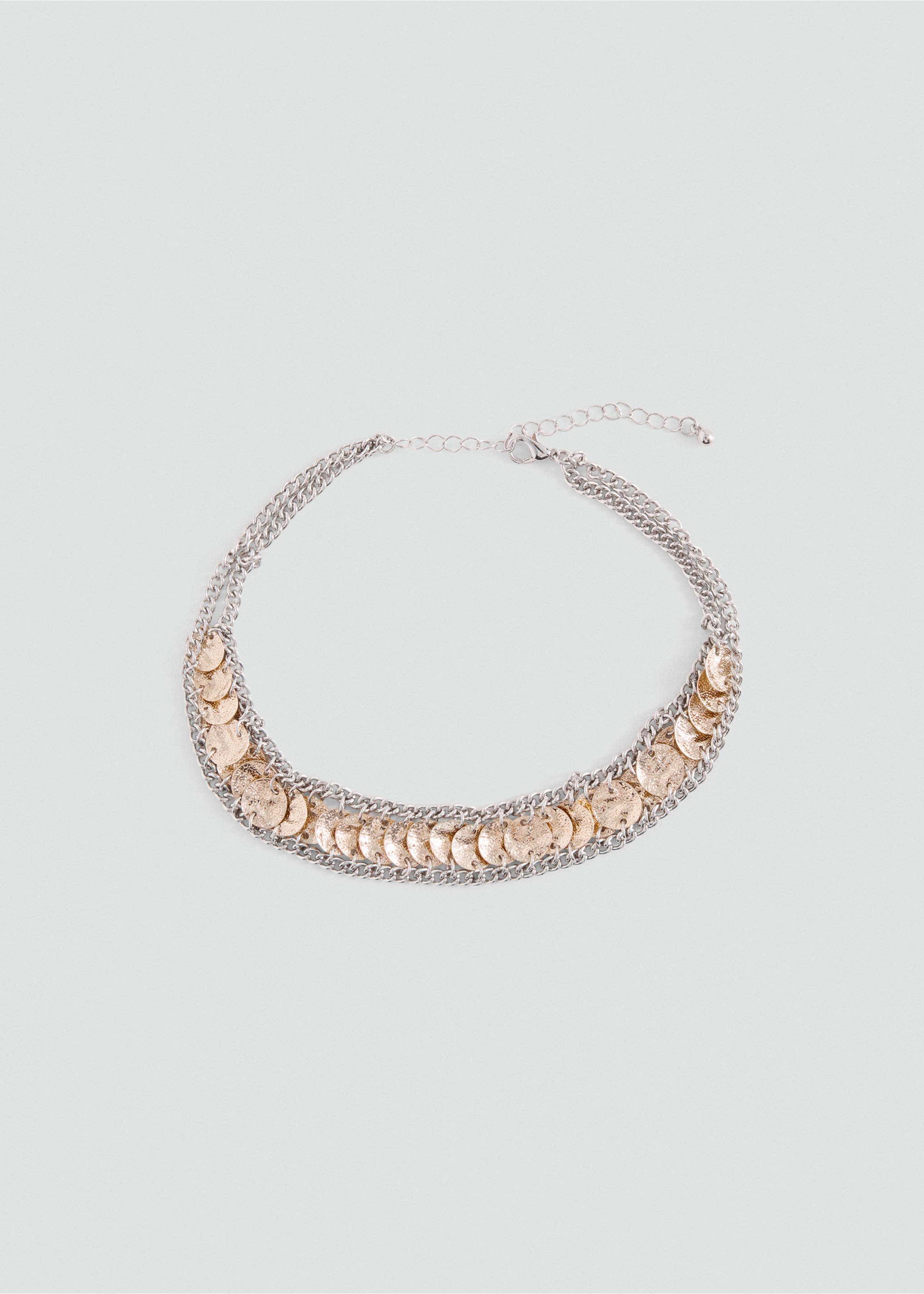 Beaded chain necklace - Article without model, Gold. Ref: 37011426-00.