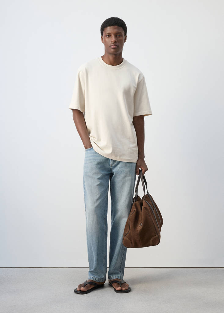 Relaxed fit T-shirt 260gsm — Ecru