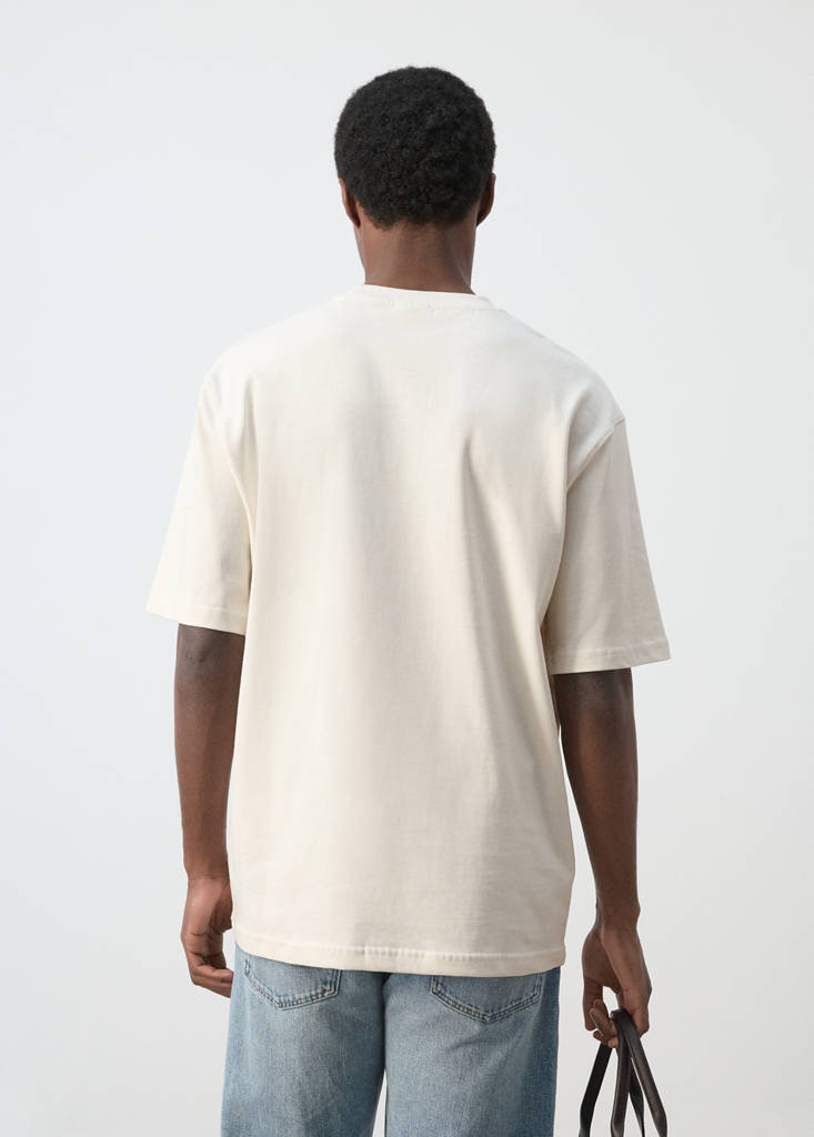 Relaxed fit T-shirt 260gsm — Ecru