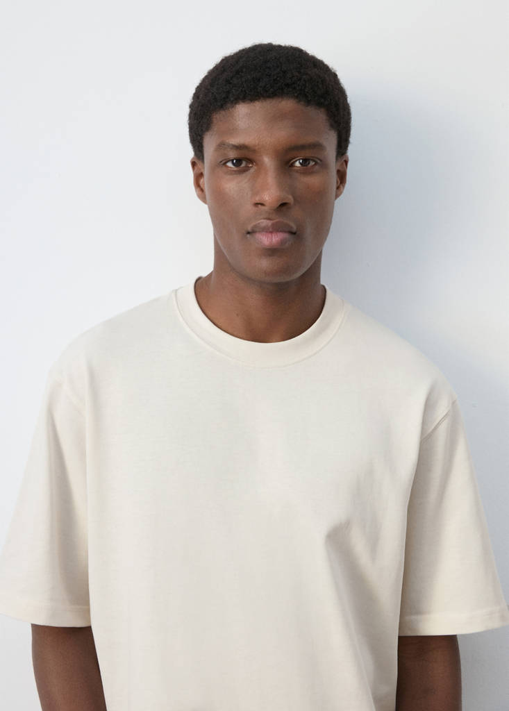 Relaxed fit T-shirt 260gsm — Ecru