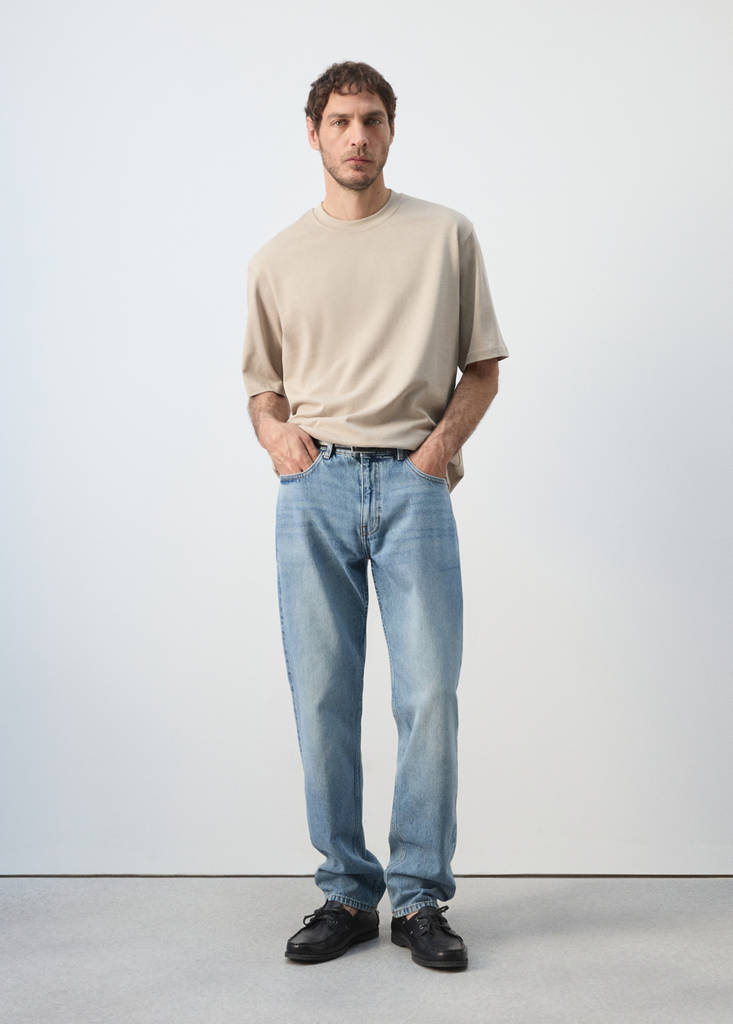 Relaxed fit T-shirt 260gsm — Sand