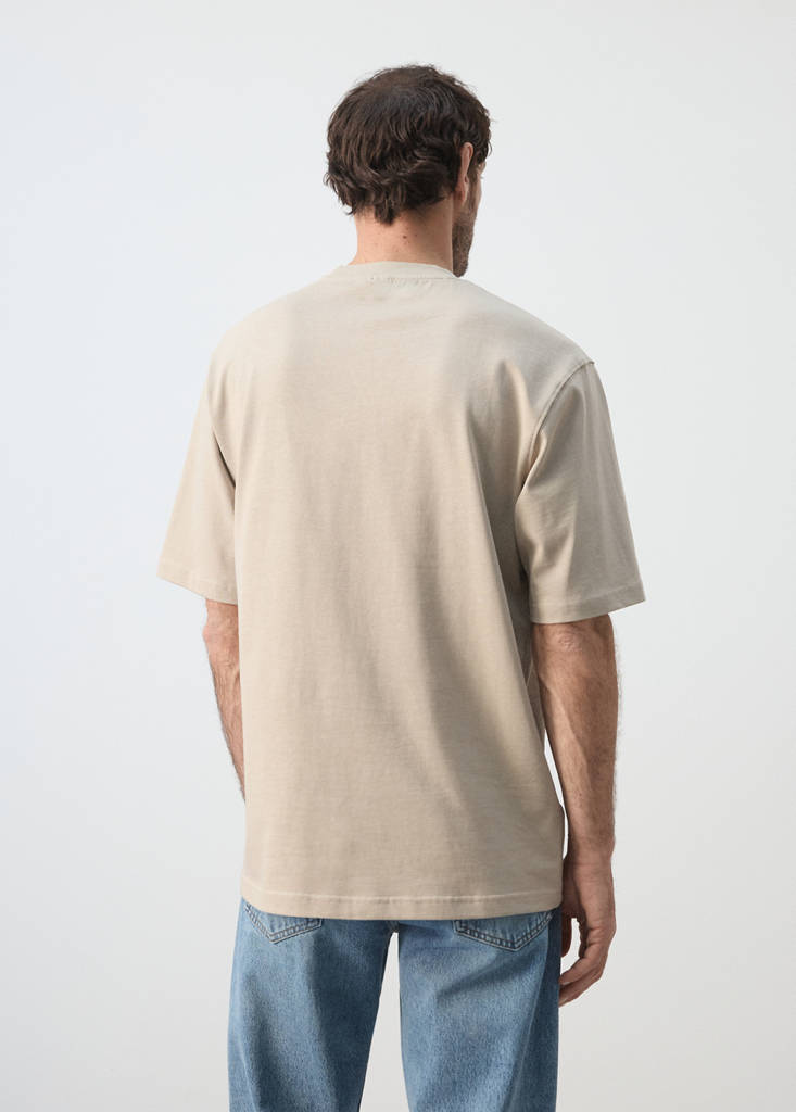 Relaxed fit T-shirt 260gsm — Sand