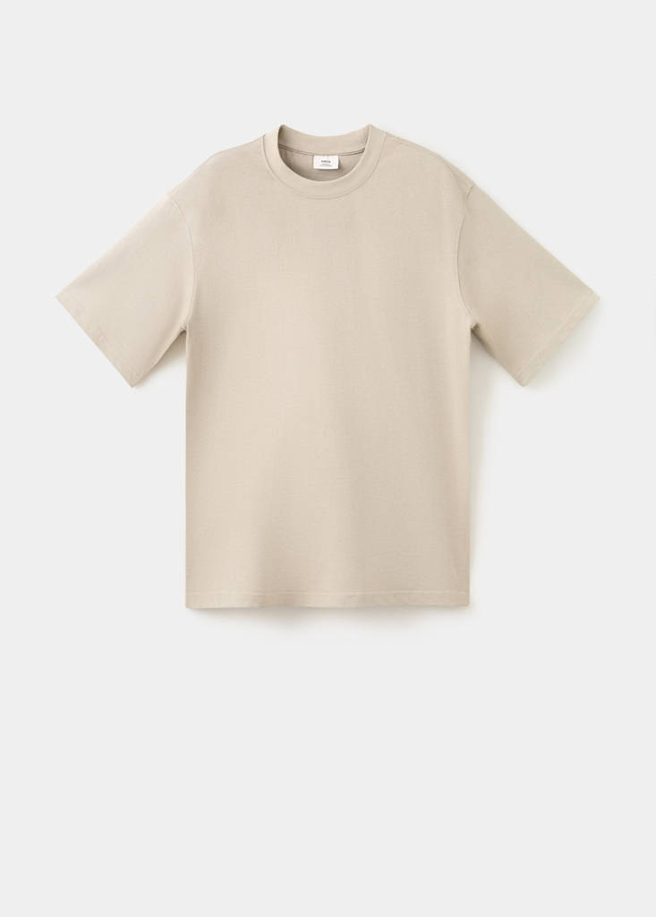 Relaxed fit T-shirt 260gsm — Sand