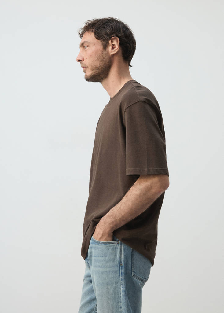 Relaxed fit T-shirt 260gsm — Brown