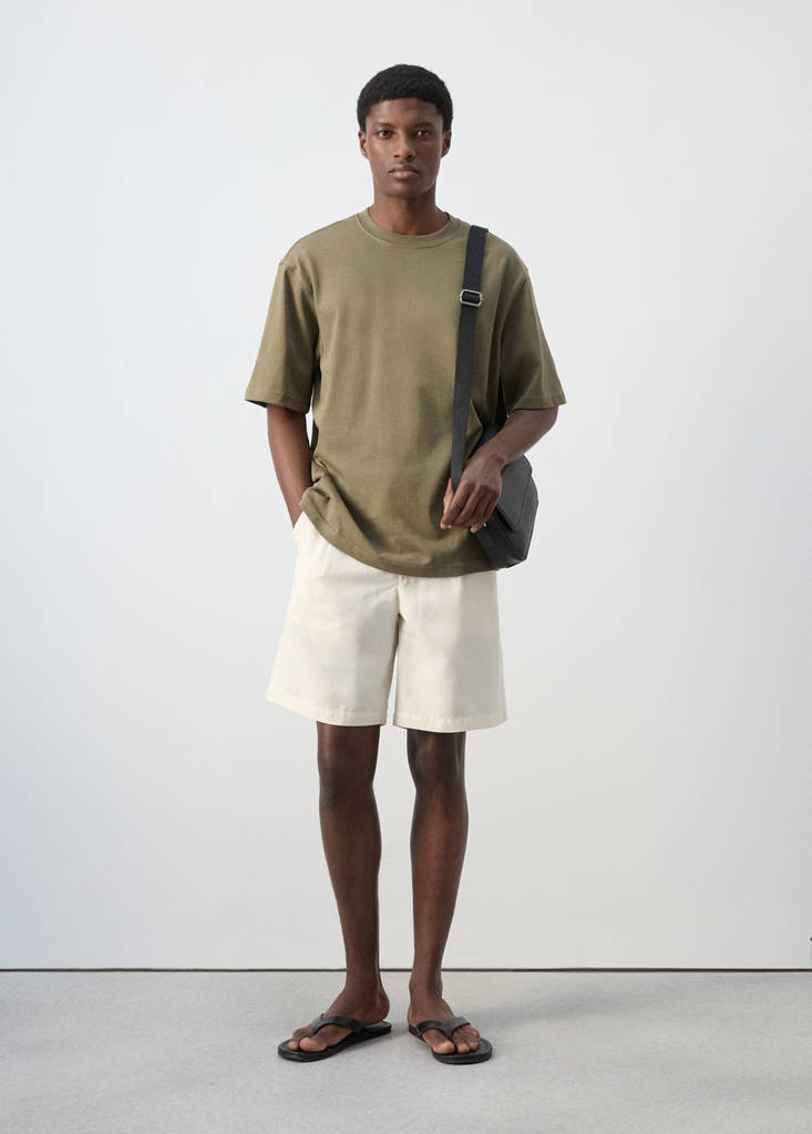 Relaxed fit T-shirt 260gsm — Khaki