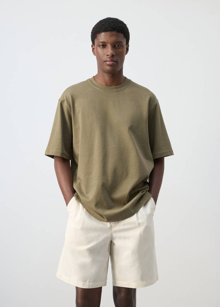 Relaxed fit T-shirt 260gsm — Khaki