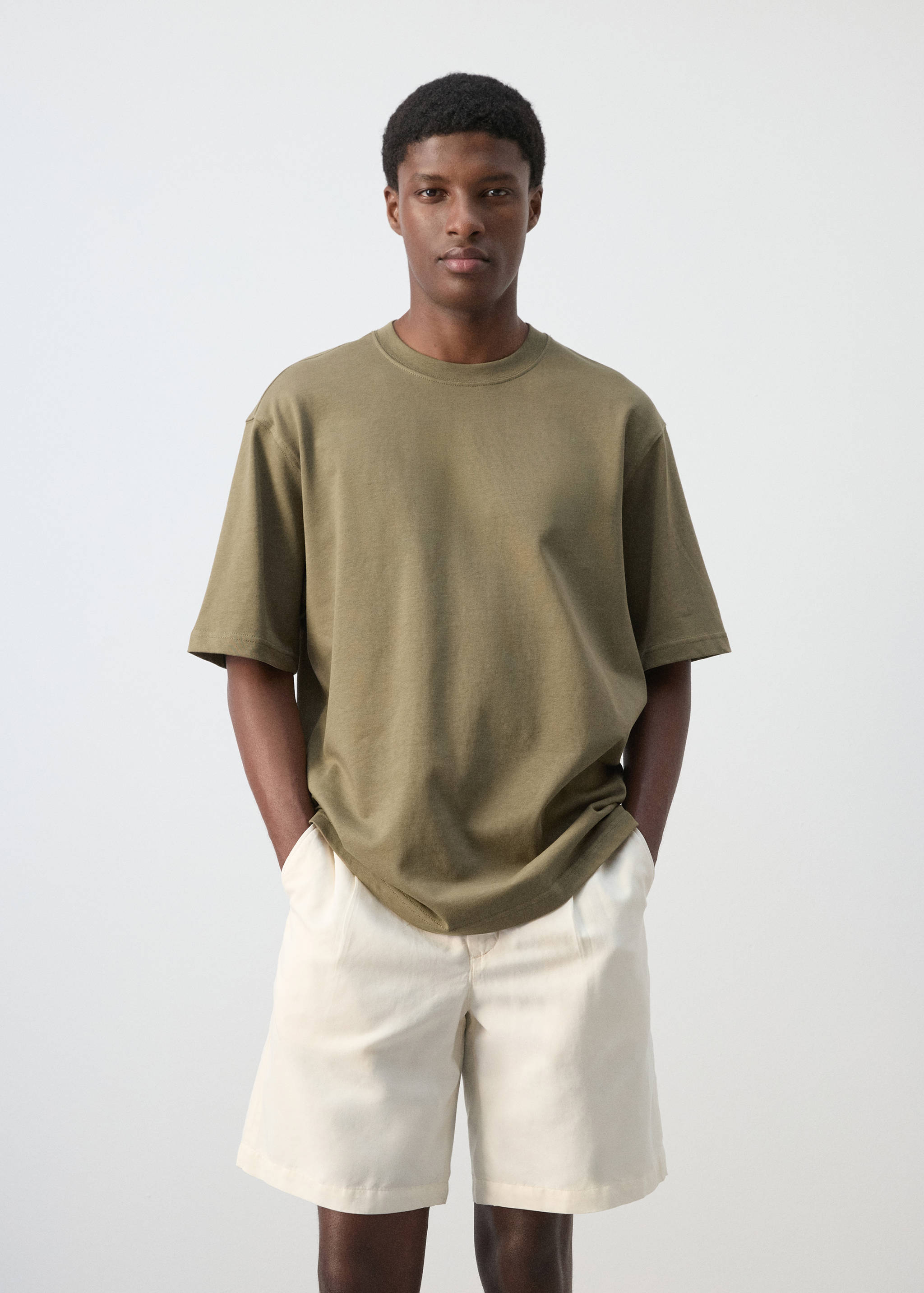 T-shirt coton relaxed-fit - Plan moyen