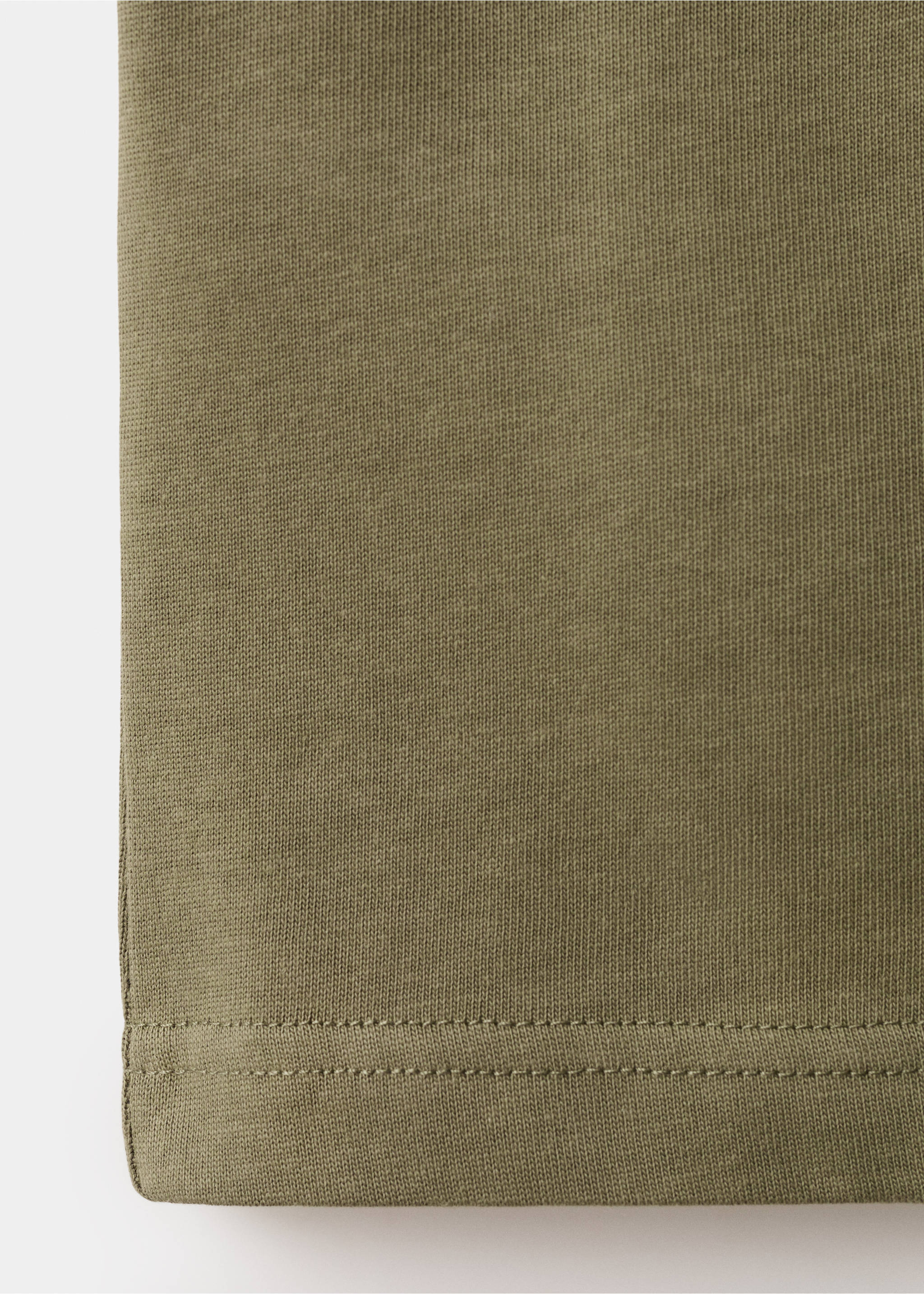 T-shirt coton relaxed-fit - Détail de l'article 0, Kaki. Ref: 37011431-00.