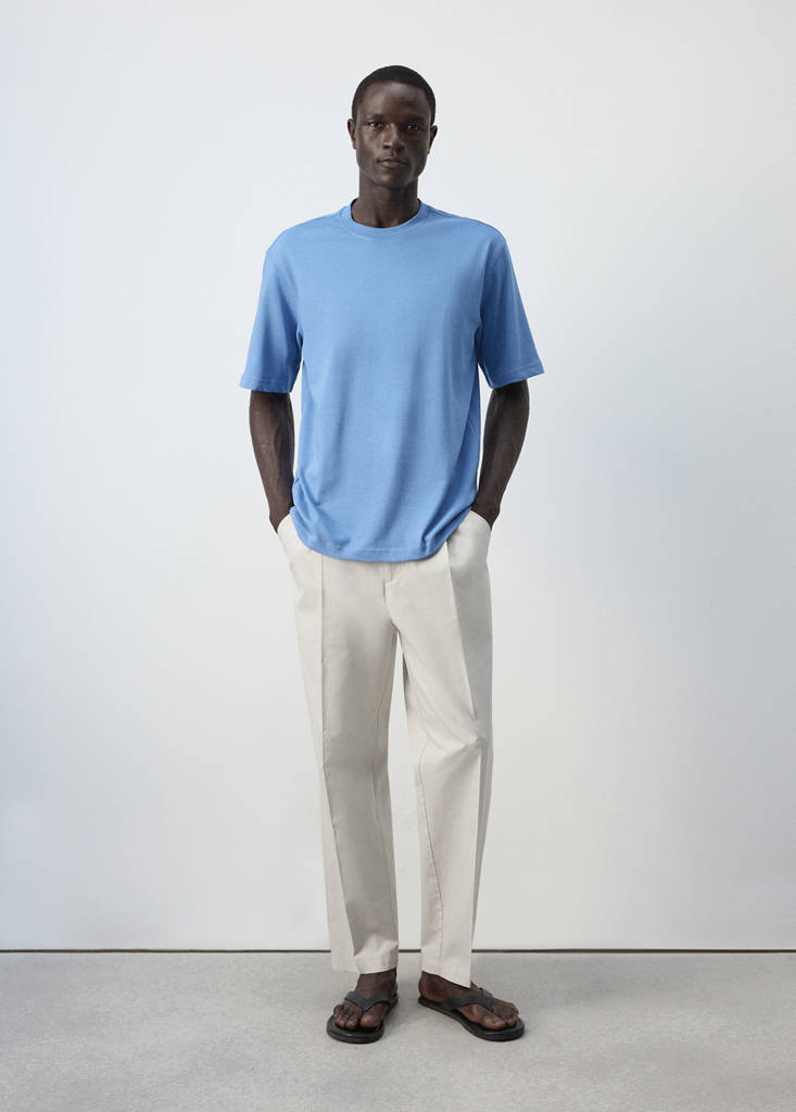 Relaxed fit T-shirt 260gsm — Blue