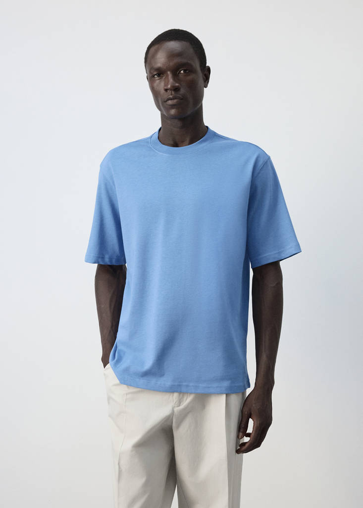 Relaxed fit T-shirt 260gsm — Blue