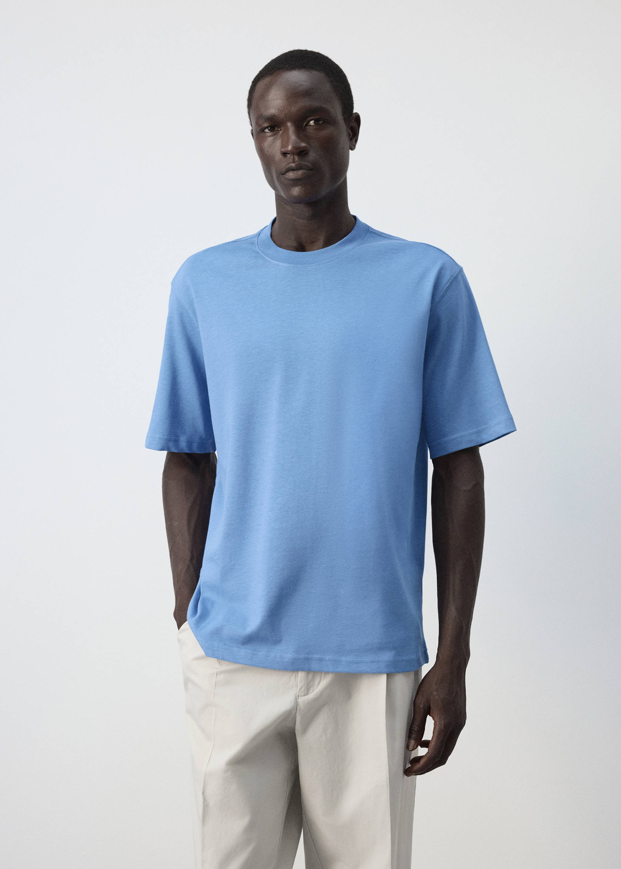 Relaxed fit T-shirt 260gsm - Medium plane