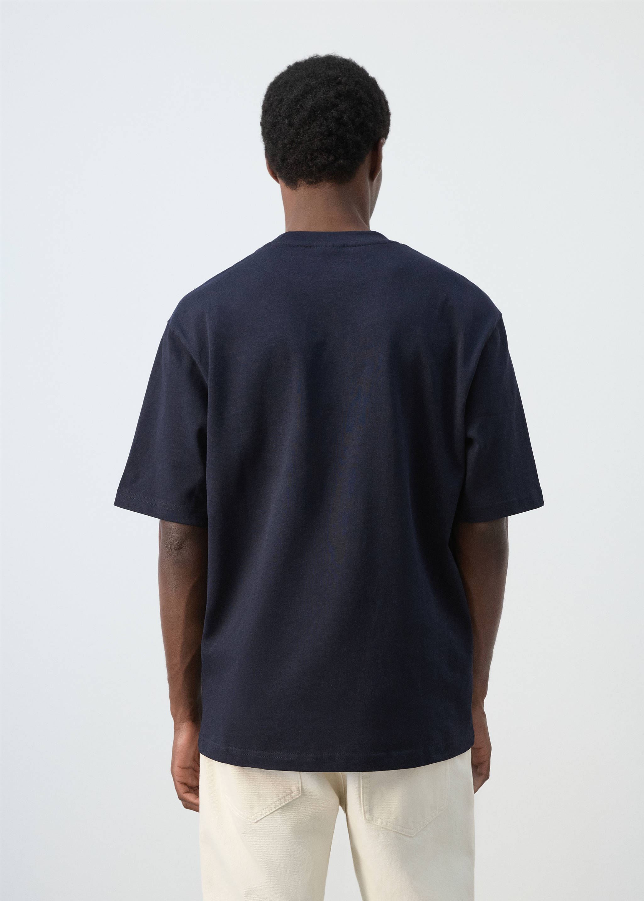 T-shirt coton relaxed-fit - Verso de l’article