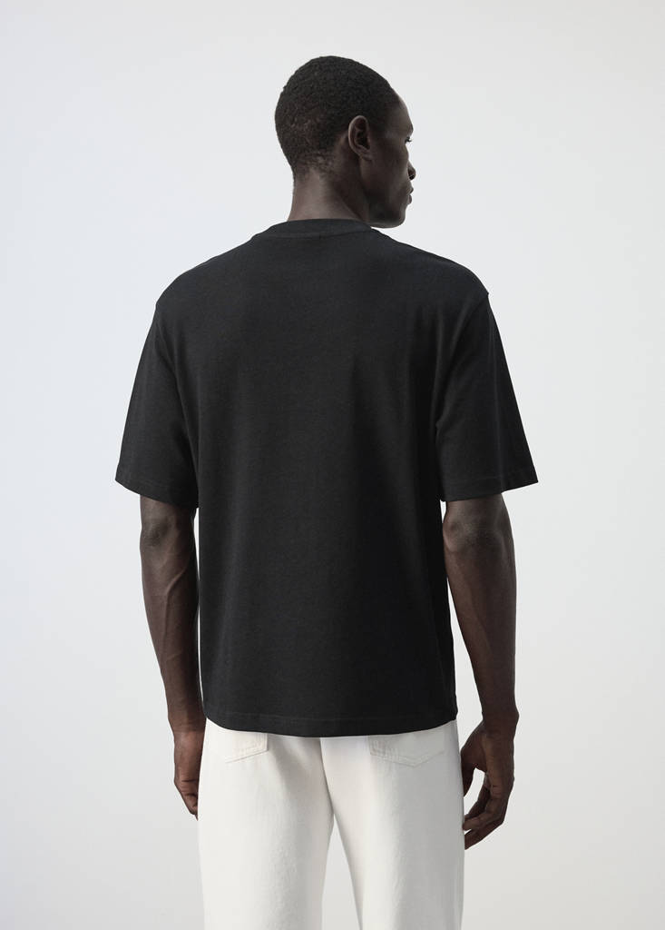 Relaxed fit T-shirt 260gsm — Black