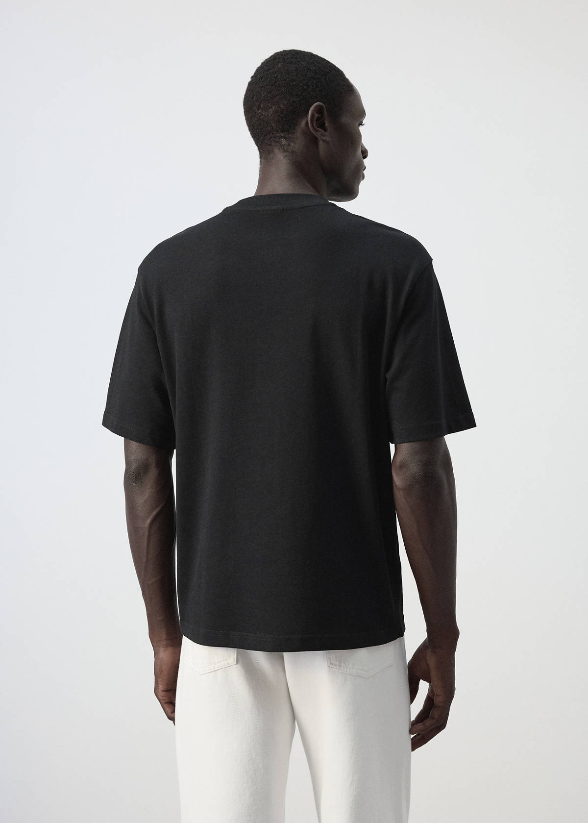 Relaxed fit T-shirt 260gsm — Black