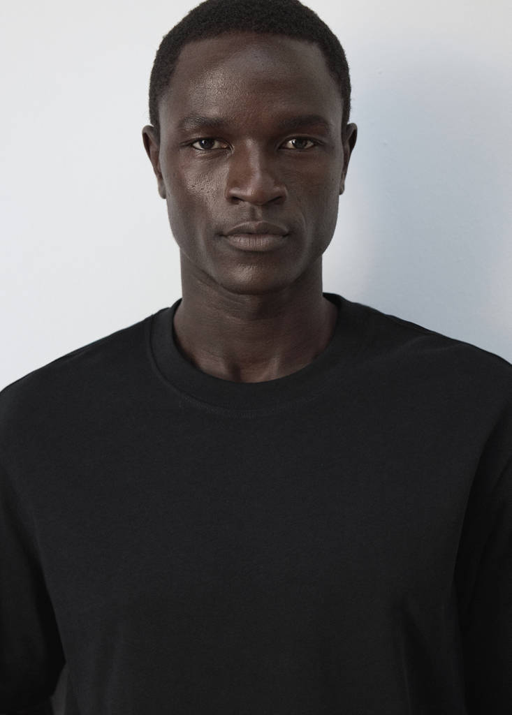 Relaxed fit T-shirt 260gsm — Black