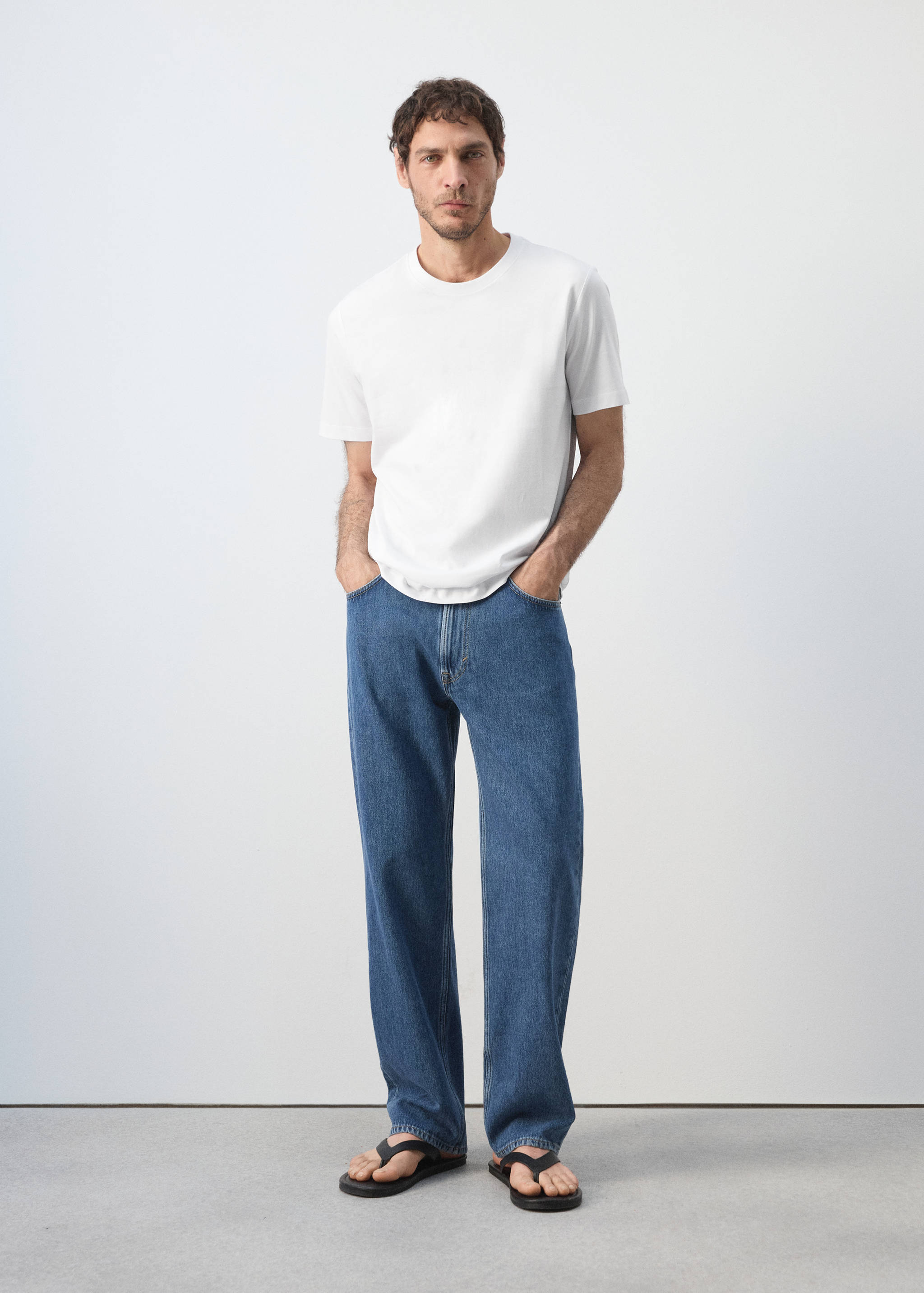 Camiseta slim fit 180gsm - Plano general