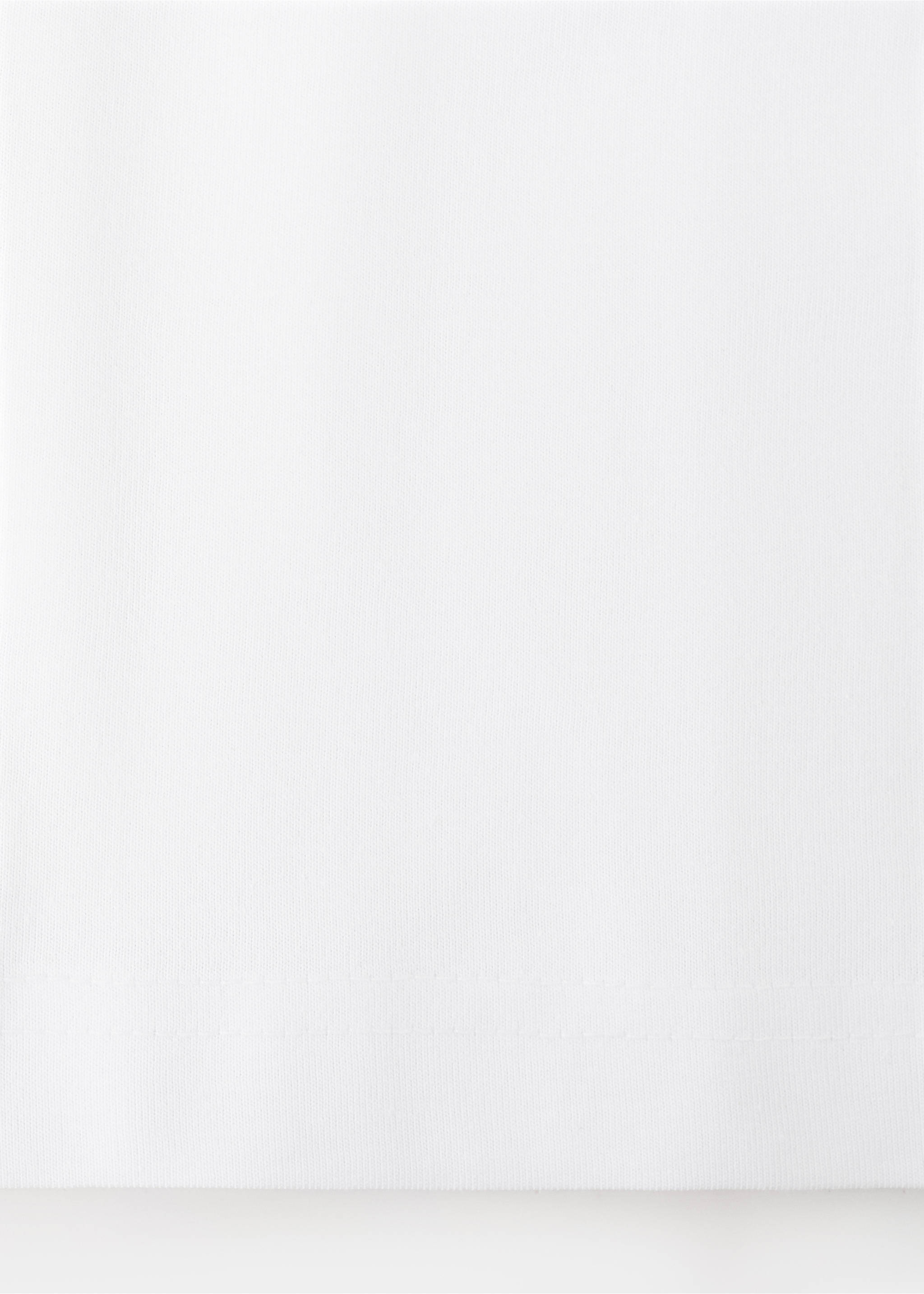 Camiseta slim fit 100% algodón - Detalle del artículo 0, Blanco. Ref: 37011432-00.