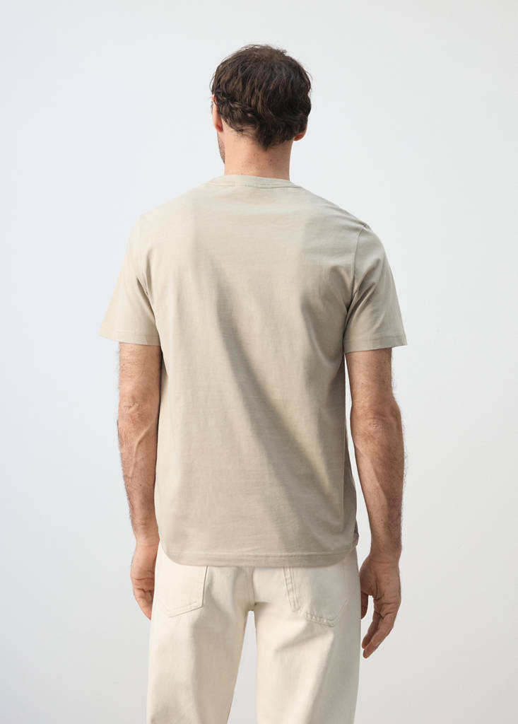 Slim fit T-shirt 180gsm — Sand