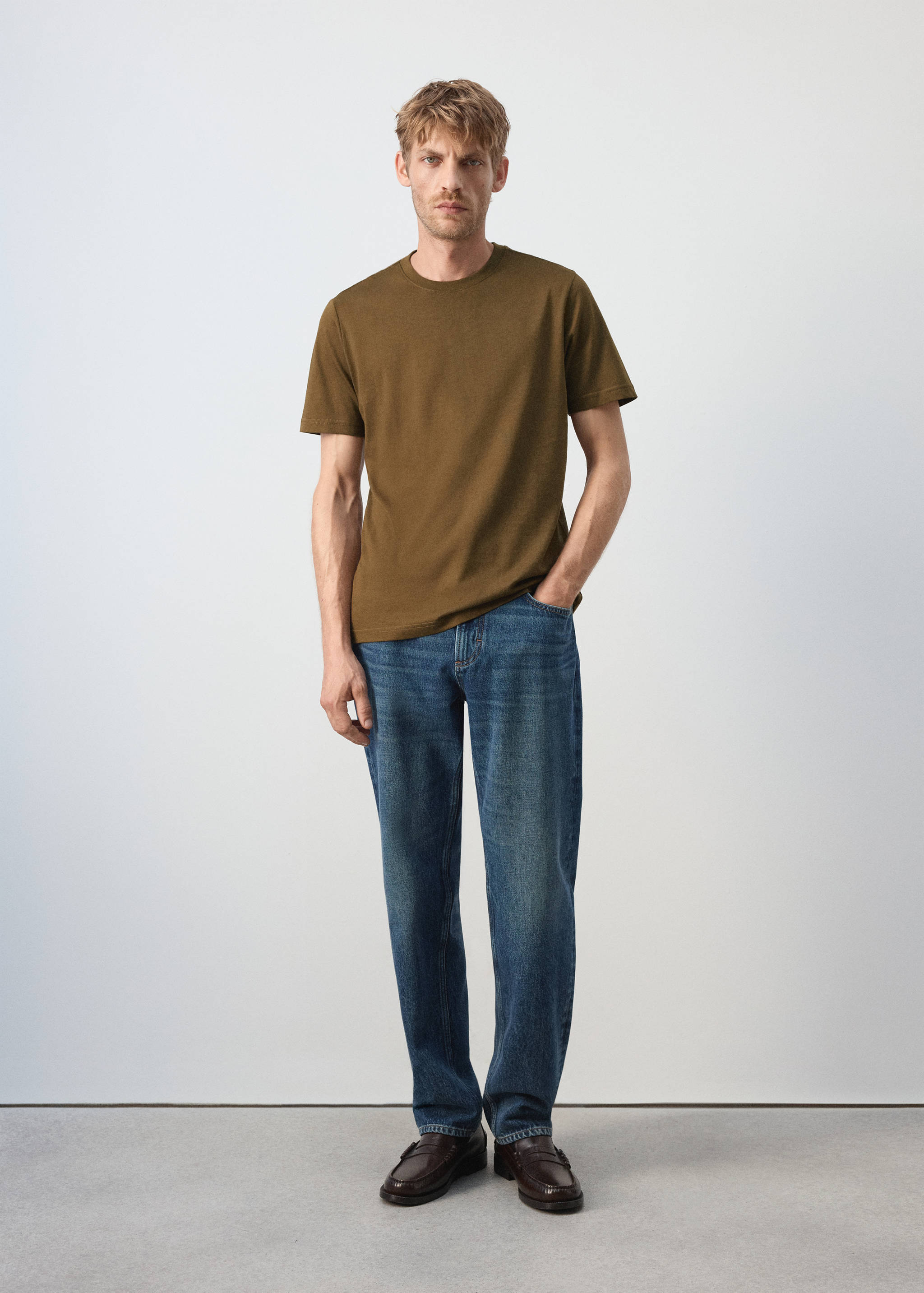 T-shirt slim fit 180 g/m² - Plan général