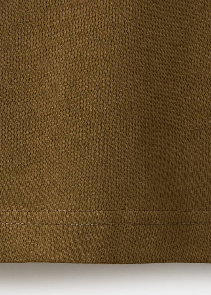 Slim fit T-shirt 180gsm — Tobacco Brown