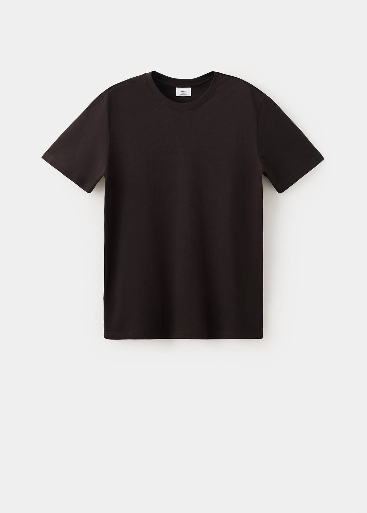 Slim fit T-shirt 180gsm — Coffee