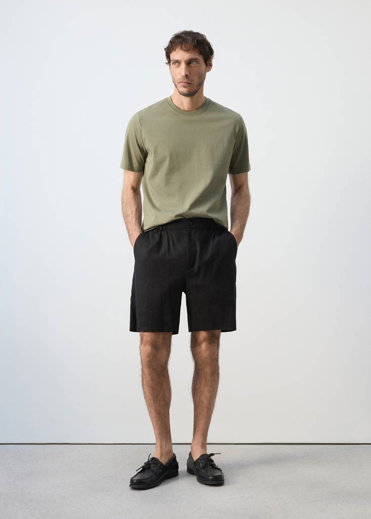 Slim fit T-shirt 180gsm — Khaki